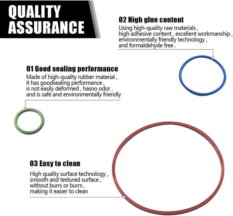 GOLACOD 06J145100C Vacuum Pump Reseal Rebuild Kit Compatible with VW GTI GLI Golf Beetle Passat Jetta & Audi A3 A4 A5 A6 Q5 Q7 1.8T & 2.0T TSI/TFSI Reseal Repair O-Ring Seal Gasket Set - Image 4